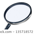 Magnifying Glass (Search Image) Transparent Material 135718572