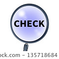 Magnifying glass (also for search images) on white background 135718684