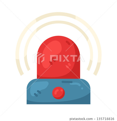 Illustration of siren Illustration of siren 135718816