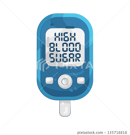 Illustration of High blood sugar 135718818