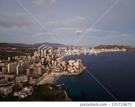 modern waterfront residential district, vibrant urban community with oceanfront views and amenities modern waterfront residential district, vibrant urban community with oceanfront views and amenities 135719673