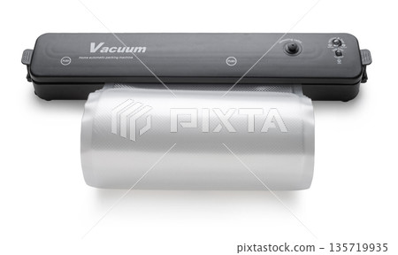 food vacuum sealer on a white isolated food vacuum sealer on a white isolated 135719935