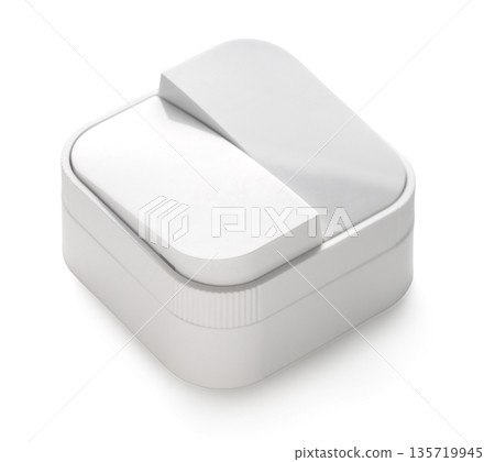 new switch close-up on white isolated 135719945