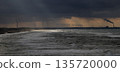 Winter Sea of Japan: Rough sea and light 135720000