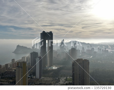 quiet seaside morning scenery description, urban seaside view enveloped in morning fog and soft light quiet seaside morning scenery description, urban seaside view enveloped in morning fog and soft light 135720130