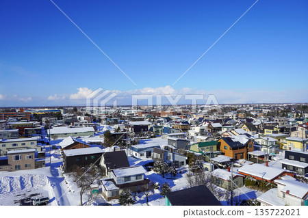 從南幌局看到的南幌市街景（2026年1月） 135722021