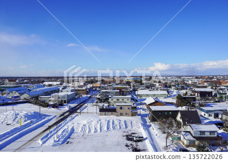 從南幌局看到的南幌市街景(2026年1月) 從南幌局看到的南幌市街景(2026年1月) 135722026