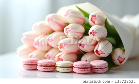  Bouquet of tulips 135722523