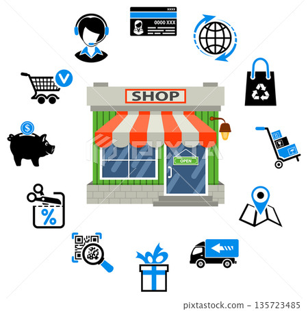 Internet Shopping Concept Internet Shopping Concept 135723485