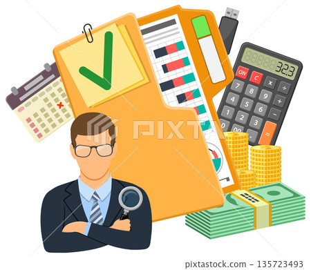 Auditor and Accounting Concept Auditor and Accounting Concept 135723493