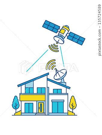 衛星網路連線您家 135724589