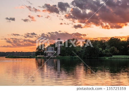 Sacrow church, Brandenburg, Germany Sacrow church, Brandenburg, Germany 135725359