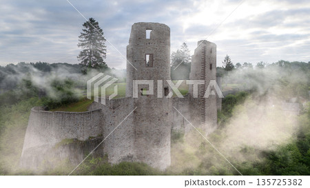 Schoenecken castle, Rhineland-Palatinate, Germany 135725382