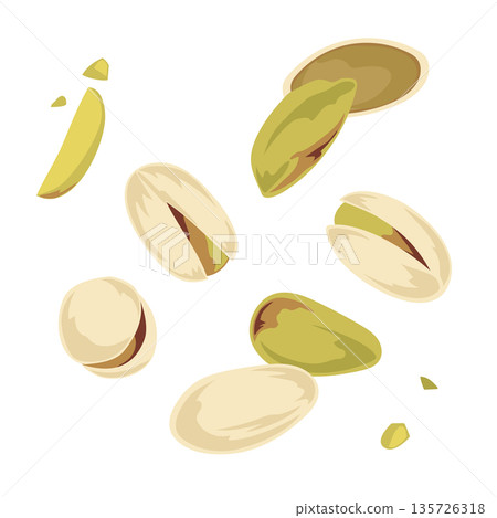 開心果插圖，簡單的向量素材 135726318