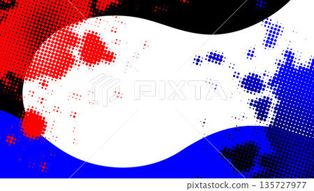 紅藍半色調電競遊戲背景，留有文字空間 135727977