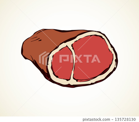 Meat. Vector drawing 135728130