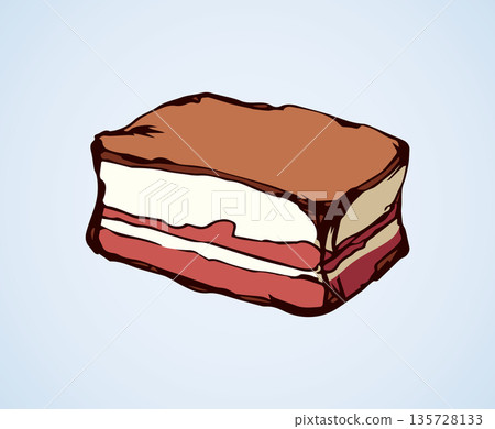 Meat. Vector drawing 135728133