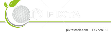 Golf ball, sport, golf, golf ball background, sports design 135728182