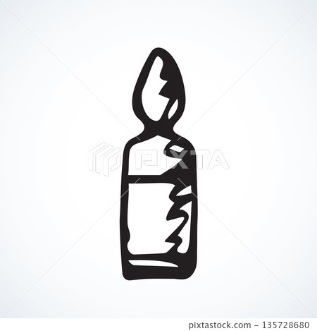 Ampoule. Vector drawing 135728680