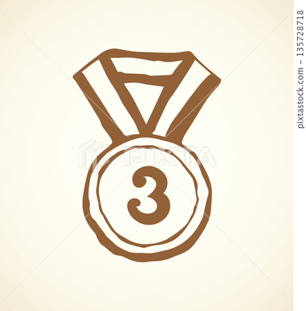 Medal. Vector drawing 135728718