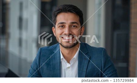 Man in a Blue Suit Sits Among Trees in a Natural Setting During Daytime Man in a Blue Suit Sits Among Trees in a Natural Setting During Daytime 135729984