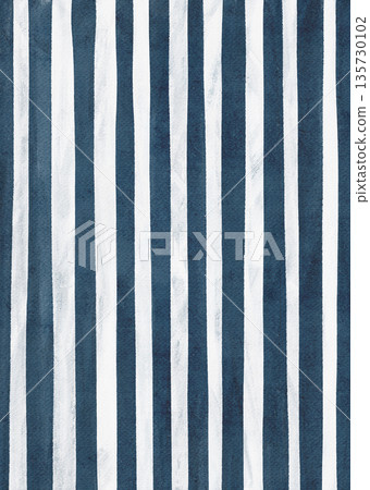 Underwater style background of dark blue and white vertical stripes. For interior design, prints, fabric or background. 135730102