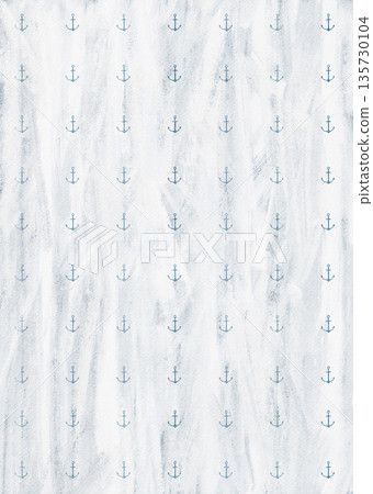 Underwater style background of anchors. For interior design, prints, fabric or background. Underwater style background of anchors. For interior design, prints, fabric or background. 135730104