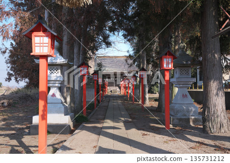 新年參拜栃木縣北中八幡宮 新年參拜栃木縣北中八幡宮 135731212
