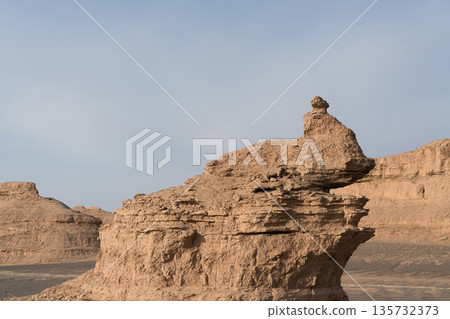 Dunhuang Yardang National Geological Park Column Yardang Dunhuang Yardang National Geological Park Column Yardang 135732373