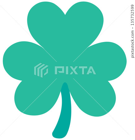 Three leaf shamrock clover for st patricks day lucky celebration. Three leaf shamrock clover for st patricks day lucky celebration. 135732599