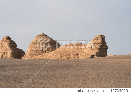 Dunhuang Yardang National Geopark Yadan Sphinx 135733063
