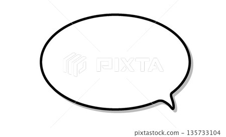 Speech bubble ③ 135733104