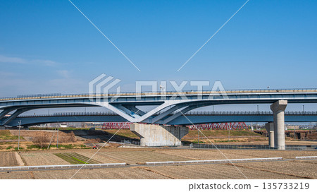 Keiji Bypass passing through the rural areas of Yawata City, Kyoto Prefecture Keiji Bypass passing through the rural areas of Yawata City, Kyoto Prefecture 135733219