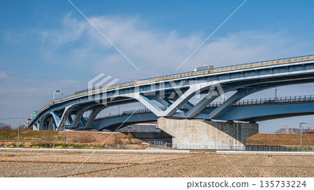 Keiji Bypass passing through the rural areas of Yawata City, Kyoto Prefecture Keiji Bypass passing through the rural areas of Yawata City, Kyoto Prefecture 135733224