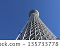Sky tree looking up from below 135733778