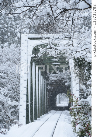 雪中的樽海鐵道 雪中的樽海鐵道 135733798