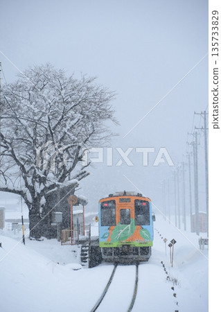 雪中的樽海鐵道 雪中的樽海鐵道 135733829