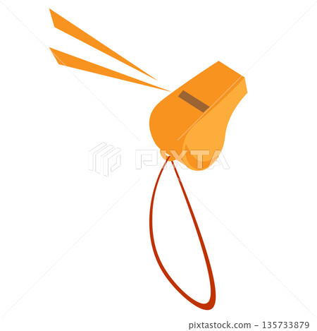 哨聲插圖 135733879