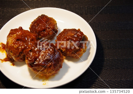 Delicious hamburger steak Delicious hamburger steak 135734520