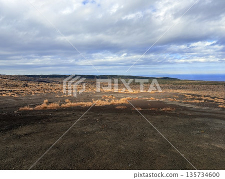 The volcanic wilderness of the Ura Desert on Mount Mihara, Izu Oshima The volcanic wilderness of the Ura Desert on Mount Mihara, Izu Oshima 135734600