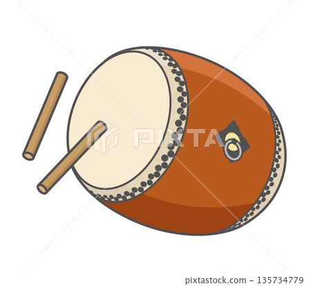 日本鼓圖標 135734779