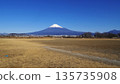 Fuji from the riverbed of Fuji River 135735908