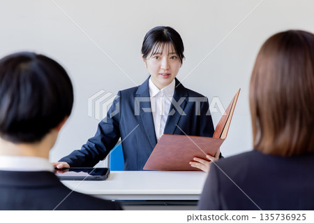 Business woman to open Business woman to open 135736925