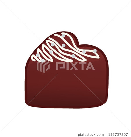 心形巧克力圖 135737207