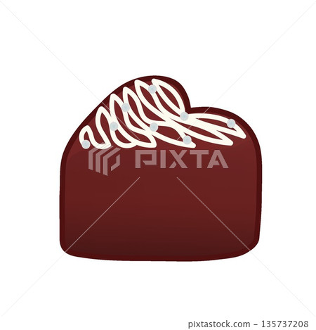 心形巧克力圖 135737208