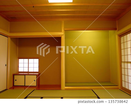 榻榻米房間，日式房間，壁龕 135738642