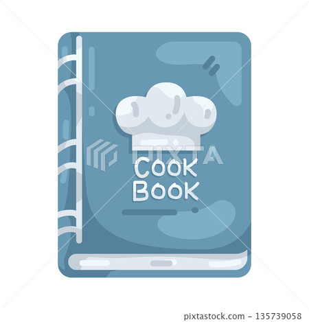 Illustration of cookbook Illustration of cookbook 135739058