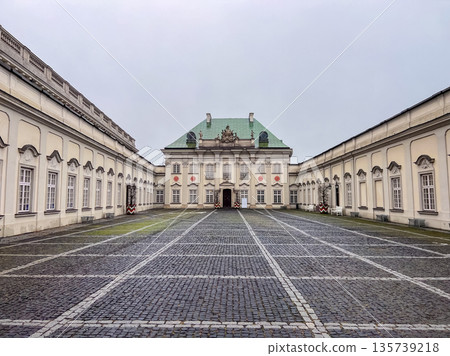 The Tin-Roofed Palace in Warsaw, Poland 135739218