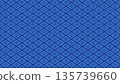 Takeda diamond pattern (blue) 135739660