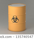Industrial waste drums 135740547